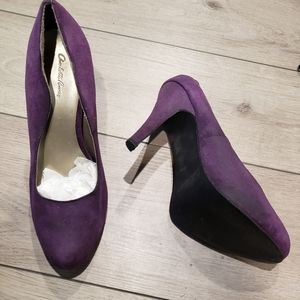 Size 9 Purple Charlotte Russe 4.5inch Heels